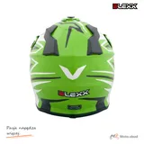 Kask crossowy BLEXX Dziecięcy MD-911 Junior zielony/czarny M Homologacja ECE — ujęcie 5