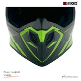 Kask crossowy BLEXX Dziecięcy MD-911 Junior zielony/czarny M Homologacja ECE — ujęcie 4