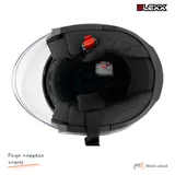 Kask motocyklowy otwarty z blendą BLEXX YA-620 czarny mat L ECER22.06 — ujęcie 6