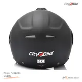 Kask otwarty City-Bike WL-703-2 czarny Matowy XS Blenda POWYSTAWOWY — ujęcie 3