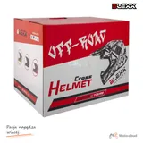 Kask crossowy BLEXX MD-902 czarny/niebieski Matowy rozmiar M Homologacja ECE R22.06 — ujęcie 7