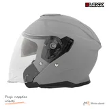 Kask motocyklowy otwarty z blendą BLEXX OF-835 grey mat L Homologacja ECE R22.06 — ujęcie 3