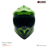 Kask crossowy BLEXX Dziecięcy MD-911 Junior zielony/czarny M Homologacja ECE — ujęcie 3