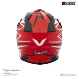 Kask crossowy BLEXX Dziecięcy MD-911 Junior czerwony/czarny L Homologacja ECE — ujęcie 5
