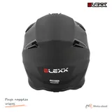 Kask crossowy BLEXX MD-902 czarny Matowy rozmiar XS Homologacja ECE R22.06 — ujęcie 3