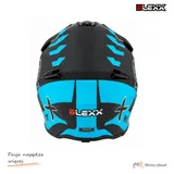 Kask crossowy BLEXX MD-902 czarny/niebieski Matowy rozmiar M Homologacja ECE R22.06 — ujęcie 3