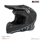 Kask crossowy BLEXX MD-902 czarny/grafit Matowy rozmiar XXL Homologacja ECE R22.06 — ujęcie 1