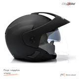 Kask otwarty City-Bike WL-703-2 czarny Matowy XS Blenda POWYSTAWOWY — ujęcie 2