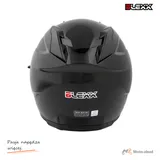 Kask motocyklowy otwarty z blendą BLEXX OF-835 czarny S Homologacja ECE R22.06 — ujęcie 4