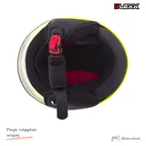 Kask motocyklowy otwarty dziecięcy BLEXX YA-215 żółty fluo XL ECER22.06 Homologacja ECE — ujęcie 6
