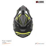 Kask crossowy BLEXX YS-217 czarny mat/grafit/zielony M Homologacja ECE R22.06 — ujęcie 7