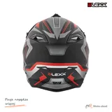 Kask crossowy BLEXX YS-217 czarny mat/grafit/czerwony XS Homologacja ECE R22.06 — ujęcie 6