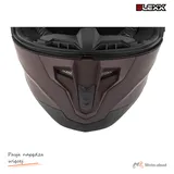 Kask zamknięty z blendą BLEXX FF938 Merlot mat XS ECER22.06 — ujęcie 4