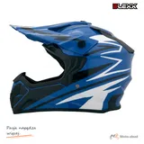Kask crossowy BLEXX Dziecięcy MD-911 Junior niebieski/czarny S Homologacja ECE — ujęcie 2