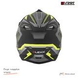 Kask crossowy BLEXX YS-217 czarny mat/grafit/zielony M Homologacja ECE R22.06 — ujęcie 6