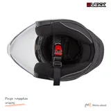 Kask motocyklowy otwarty z blendą BLEXX OF-835 biały mat S Homologacja ECE R22.06 — ujęcie 6