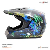 Kask crossowy City-Bike WL-905 Monster czarny XL — ujęcie 2