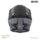 Kask crossowy BLEXX MD-902 czarny/grafit Matowy rozmiar XXL Homologacja ECE R22.06 — ujęcie 3