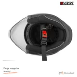 Kask motocyklowy otwarty z blendą BLEXX OF-835 czarny mat L Homologacja ECE R22.06 — ujęcie 6