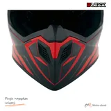Kask crossowy BLEXX Dziecięcy MD-911 Junior czerwony/czarny L Homologacja ECE — ujęcie 4