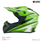 Kask crossowy BLEXX Dziecięcy MD-911 Junior zielony/czarny M Homologacja ECE — ujęcie 2
