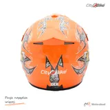 Kask crossowy City-Bike WL-905 Tatan pomarańczowy XL — ujęcie 3