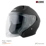 Kask motocyklowy otwarty z blendą BLEXX YA-620 czarny mat L ECER22.06 — ujęcie 1