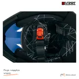 Kask crossowy BLEXX Dziecięcy MD-911 Junior niebieski/czarny S Homologacja ECE — ujęcie 7