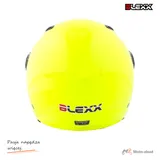 Kask motocyklowy otwarty dziecięcy BLEXX YA-215 żółty fluo XL ECER22.06 Homologacja ECE — ujęcie 4