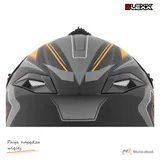 Kask crossowy BLEXX YS-217 czarny mat/grafit/pomarańczowy 2XL Homologacja ECE R22.06 — ujęcie 5
