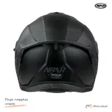 Kask motocyklowy zamknięty Naxa F32 czarny mat XL Blenda Pinlock — ujęcie 3