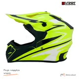 Kask crossowy BLEXX Dziecięcy MD-911 Junior seledynowy/czarny S Homologacja ECE — ujęcie 2