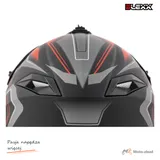 Kask crossowy BLEXX YS-217 czarny mat/grafit/czerwony XS Homologacja ECE R22.06 — ujęcie 5