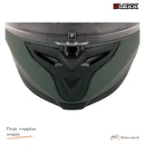 Kask zamknięty z blendą BLEXX MD-820 khaki mat rozmiar XS ECER22.06 — ujęcie 6