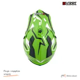 Kask crossowy BLEXX Dziecięcy MD-911 Junior zielony/czarny M Homologacja ECE — ujęcie 6
