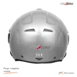 Kask otwarty City-Bike WL-703-2 srebrny XS Blenda POWYSTAWOWY — ujęcie 4