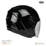 Kask motocyklowy otwarty Naxa S28 Blenda czarny M — ujęcie 2