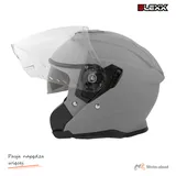 Kask motocyklowy otwarty z blendą BLEXX OF-835 grey mat L Homologacja ECE R22.06 — ujęcie 2