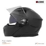Kask motocyklowy szczękowy z blendą BLEXX YA-967 czarny XS ECER22.06 — ujęcie 4