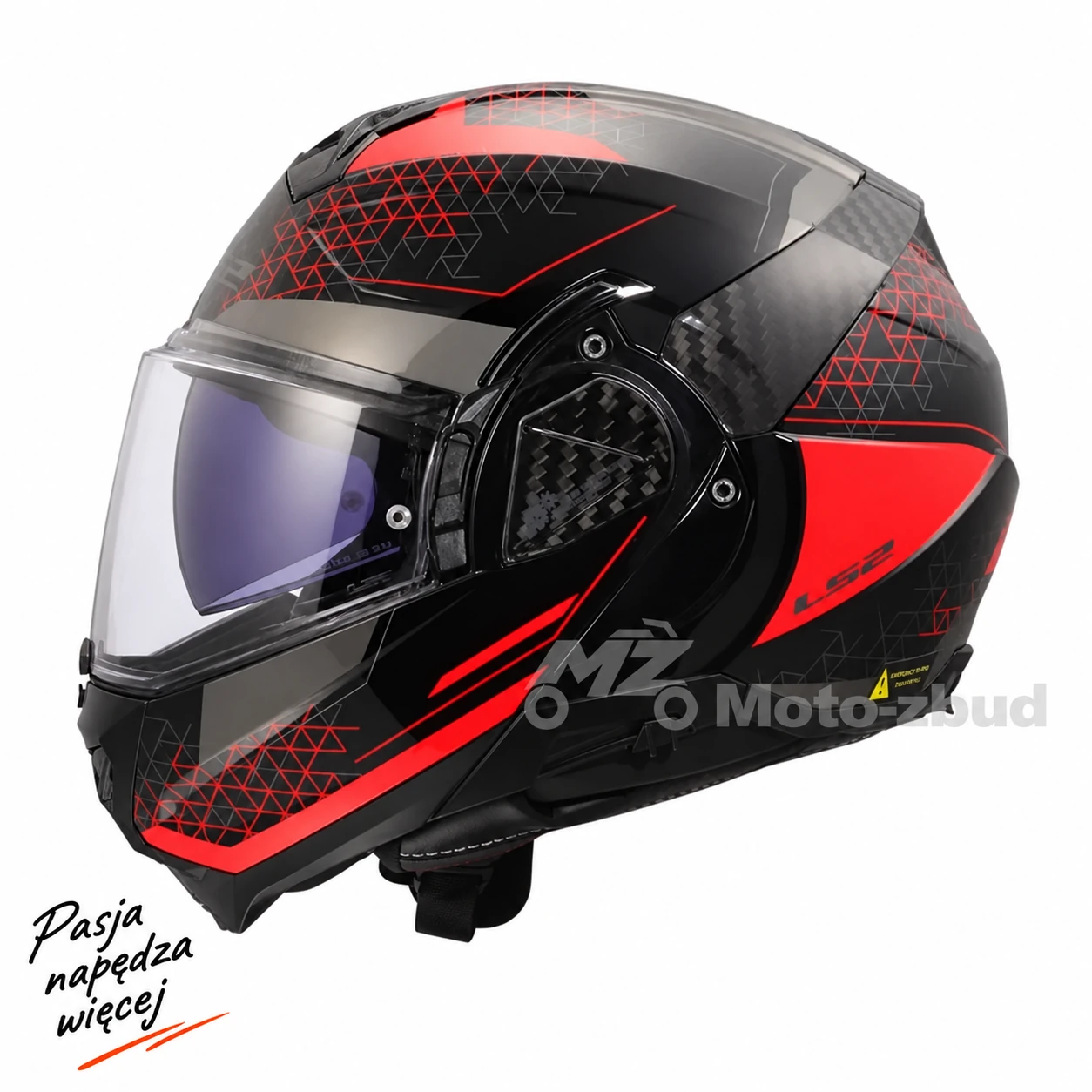 Kask LS2 FF910 advant II astral red S — ujęcie 2