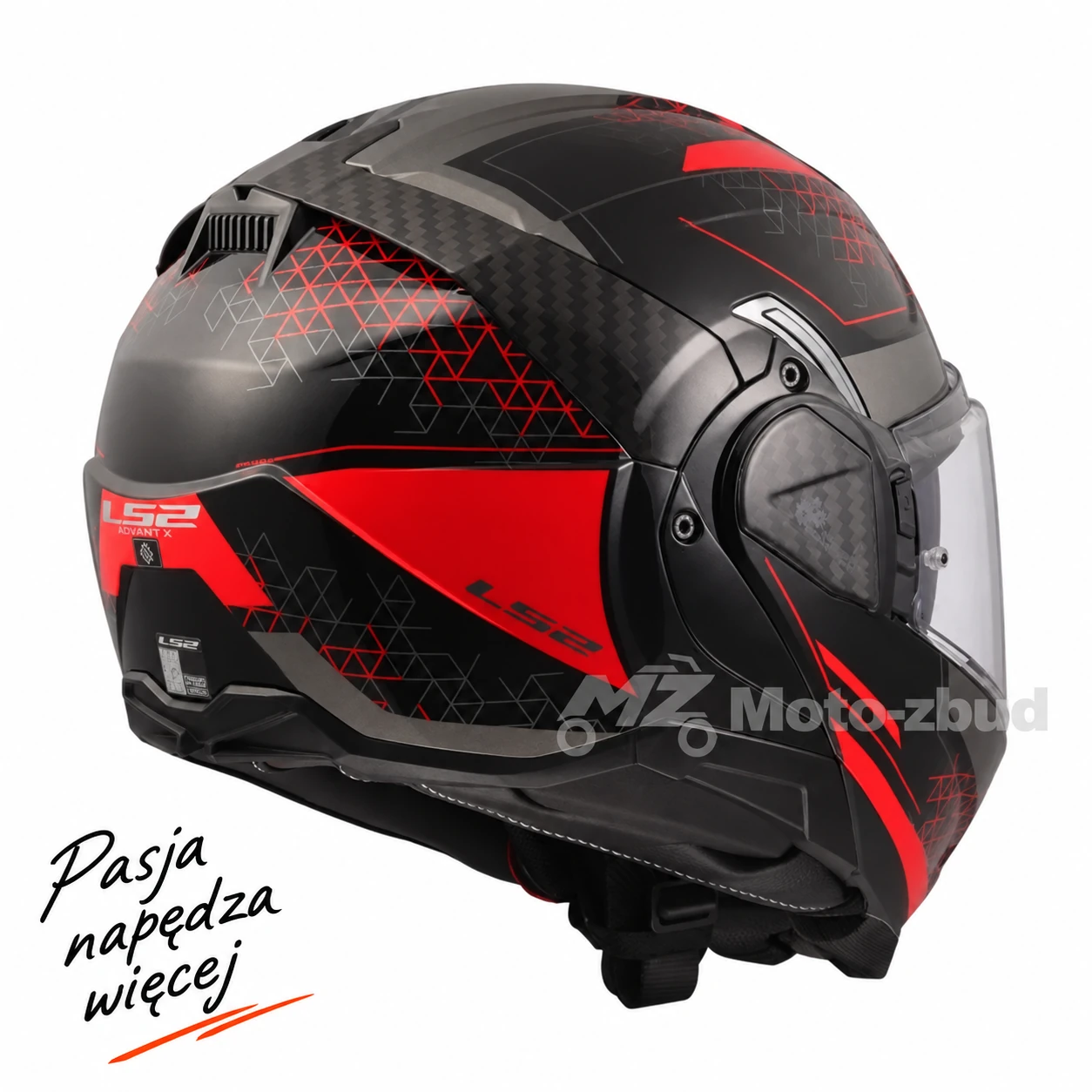 Kask LS2 FF910 advant II astral red S — ujęcie 5