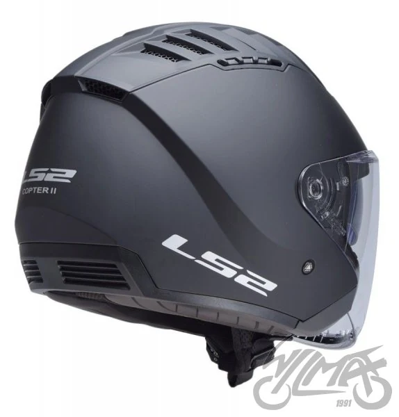 Kask LS2 OF600 copter II Matt Black-06 — rozmiar M — ujęcie 3