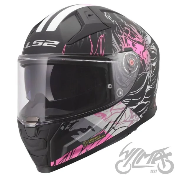 Kask LS2 FF811 Vector II Darflo Black Pink — rozmiar XS — ujęcie 1