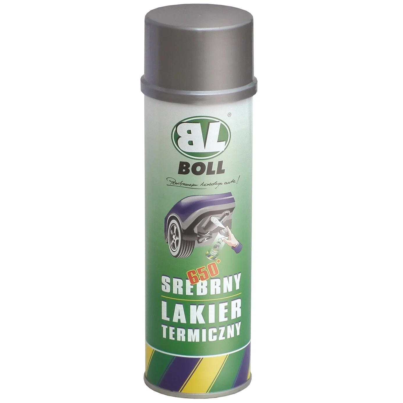 BOLL spray lakier żaroodporny srebrny 500 ml — ujęcie 1