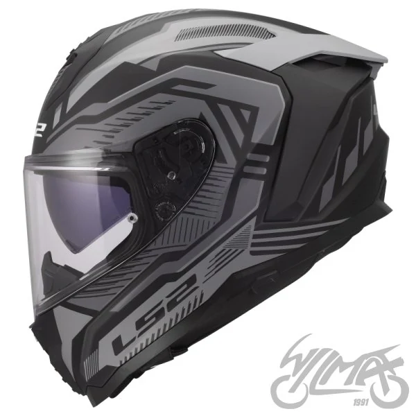 Kask LS2 FF817 Challenger II Dravix Grey — rozmiar S — ujęcie 2