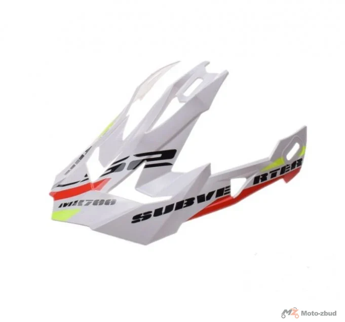 Daszek kasku MX700 stomp white black