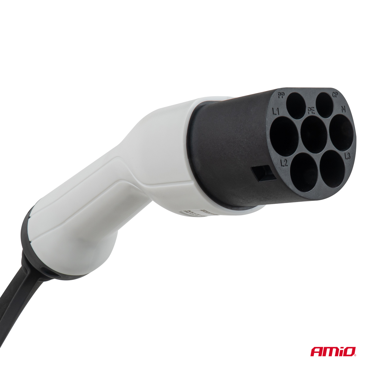 Kabel z wtyczką do ładowania samochodów elektrycznych EV 3P 11kW 5m — ujęcie 3