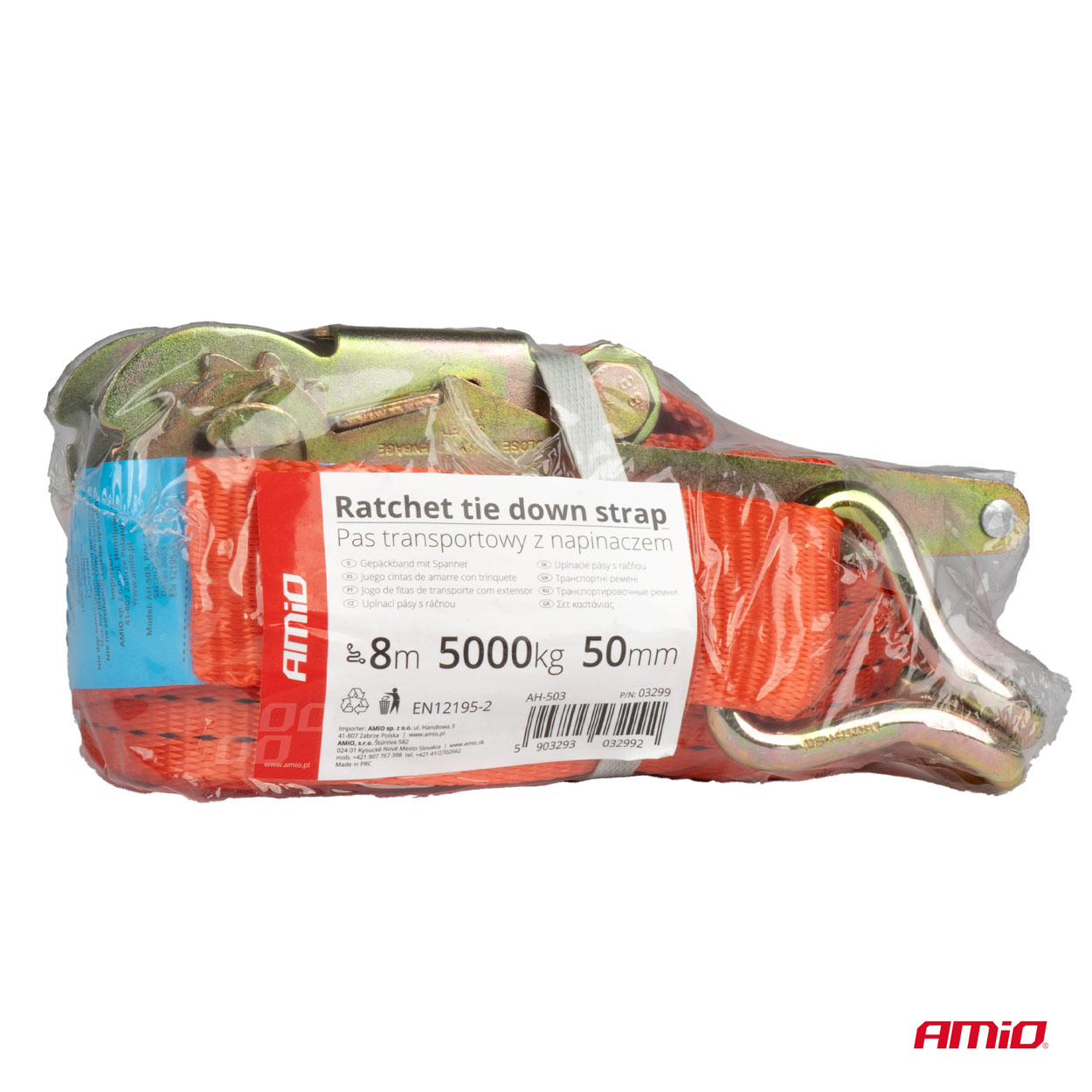 Pas transportowy z napinaczem 5000 kg 50 mm 8m — ujęcie 6
