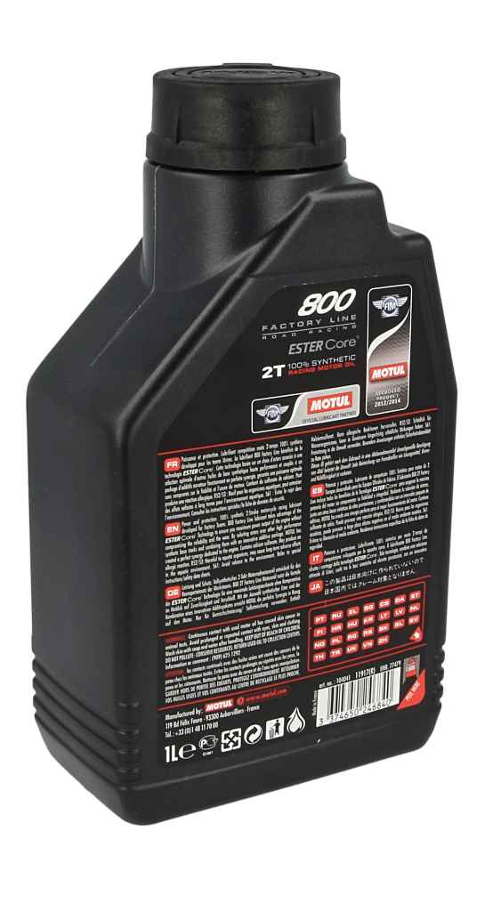 Olej MOTUL 800 factory line road racing 2T 1 l — ujęcie 13