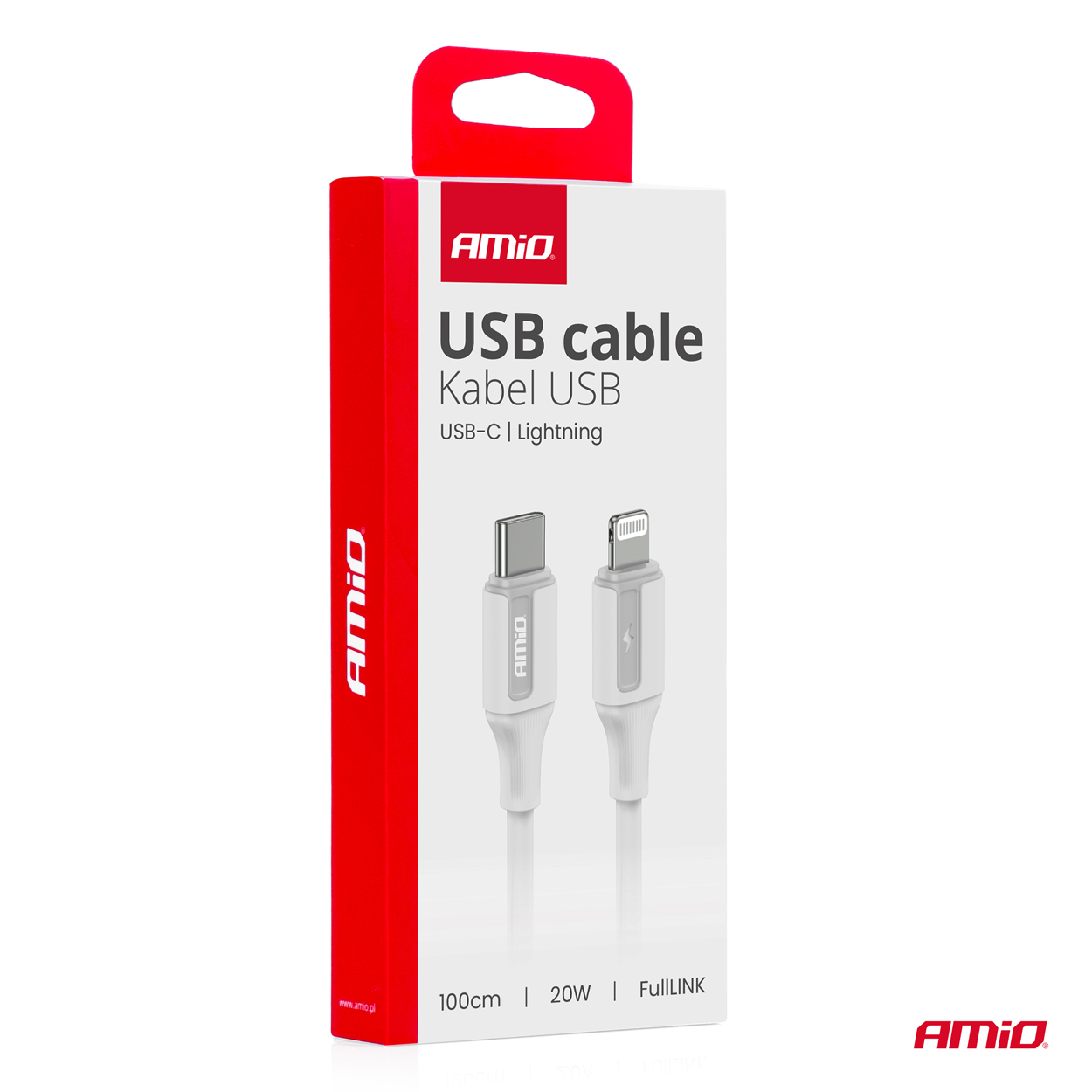 Kabel do ładowania USB-C - IPHONE LIGHTNING 20 W 100 cm — ujęcie 4
